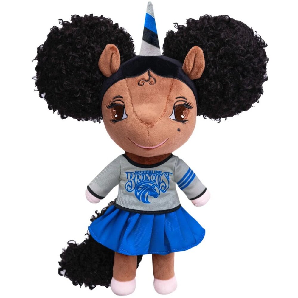 YOUnicorn HBCU Cheerleader Unicorn with Afro Ponytails - Picture 5 of 7
